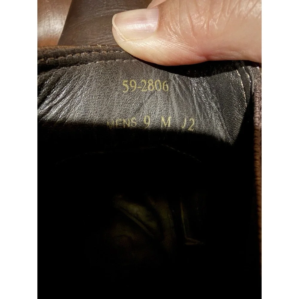 Johnston & Murphy Mens Brown Leather Chelsea Boots 9 M 59-2806 Made in Brazil